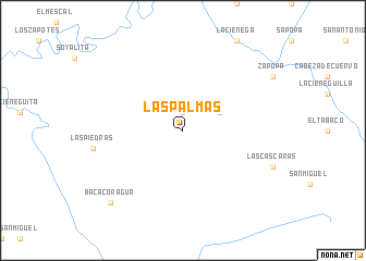map of Las Palmas