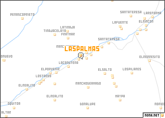 map of Las Palmas