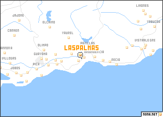 map of Las Palmas