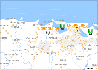 map of Las Palmas