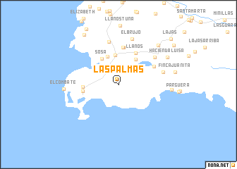 map of Las Palmas