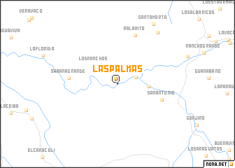 map of Las Palmas