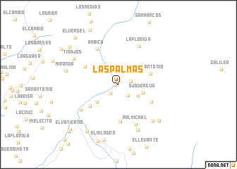 map of Las Palmas