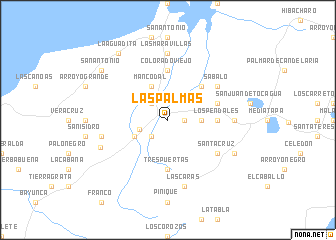 map of Las Palmas