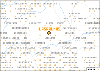 map of Las Palmas