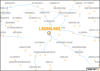 map of Las Palmas