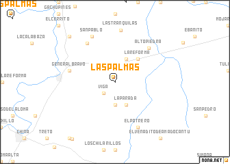 map of Las Palmas