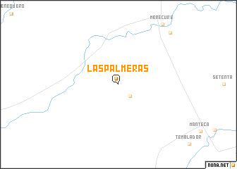 map of Las Palmeras