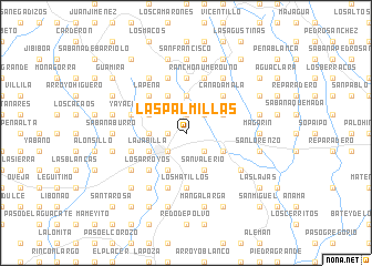 map of Las Palmillas