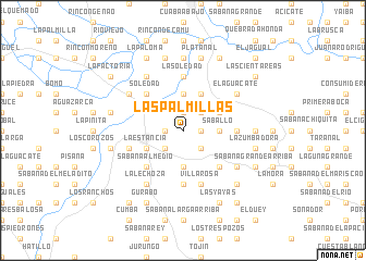 map of Las Palmillas