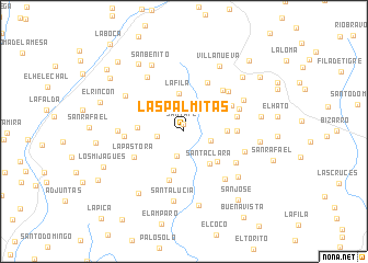 map of Las Palmitas