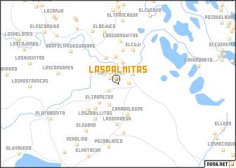 map of Las Palmitas