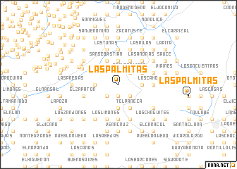 map of Las Palmitas