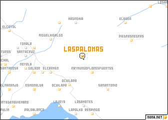 Las Palomas (Mexico) map - nona.net