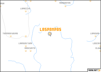 map of Las Pampas