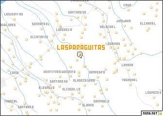 map of Las Paraguitas