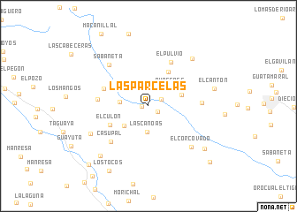 map of Las Parcelas