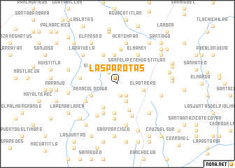 map of Las Parotas