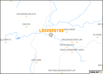 map of Las Parotas