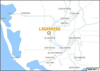 map of Las Parras