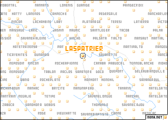 map of Laspatrier