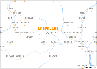 map of Laspaúles