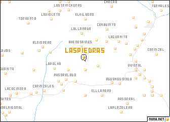 map of Las Piedras