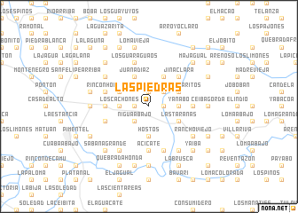 map of Las Piedras