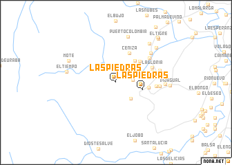 map of Las Piedras