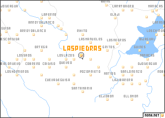 map of Las Piedras