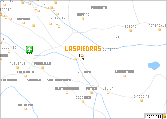 map of Las Piedras