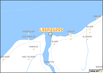 map of Las Piedras