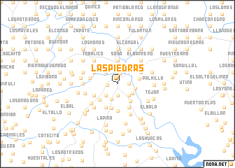 map of Las Piedras