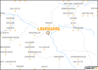 map of Las Piedras