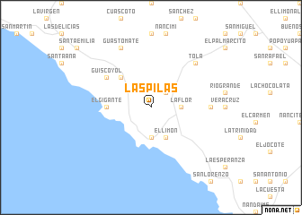 map of Las Pilas