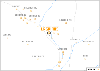 map of Las Piñas