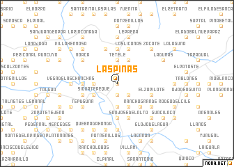 map of Las Piñas