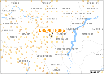 map of Las Pintadas