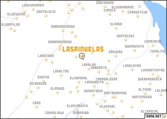 map of Las Piñuelas