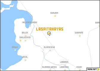 map of Las Pitahayas