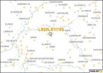 map of Las Playitas