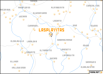 map of Las Playitas