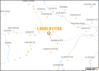 map of Las Playitas