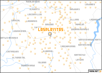 map of Las Playitas