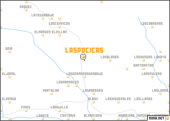 map of Las Pocicas