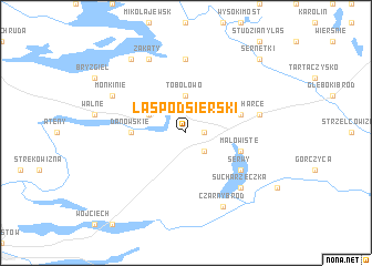 map of Las Podsierski