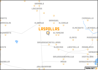 map of Las Pollas