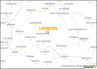 map of Las Pozas