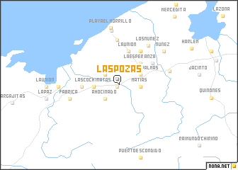 map of Las Pozas