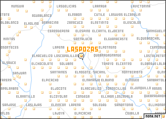 map of Las Pozas